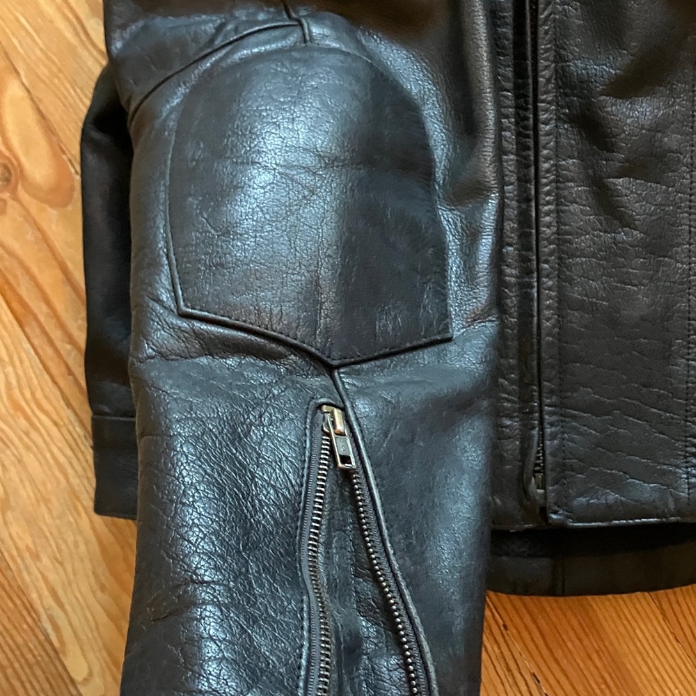 Himalayan Motorbike Wear Padded Leather Jacket - Picture 8 of 15